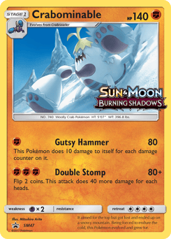 Crabominable – Promo – SM Black Star Promos