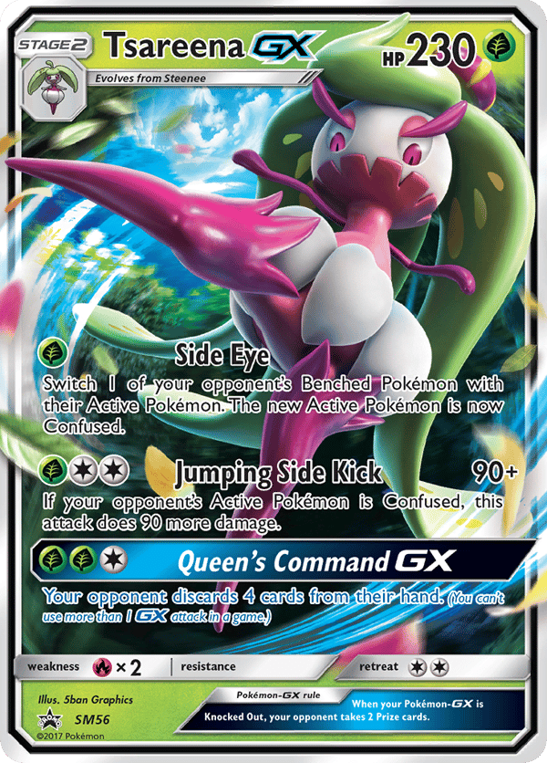 Tsareena-GX – SM Black Star Promos