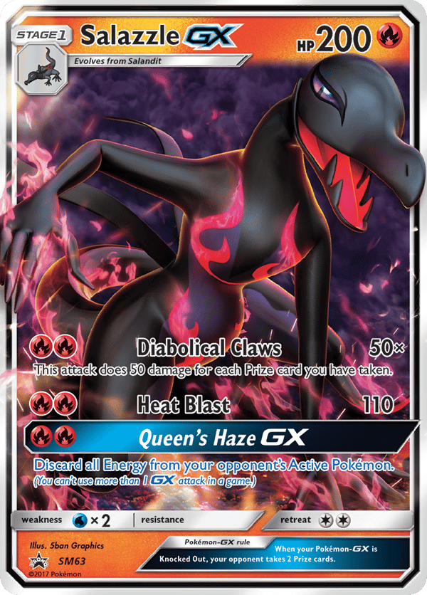 Salazzle-GX – SM Black Star Promos