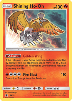 Shining Ho-Oh – Promo – SM Black Star Promos
