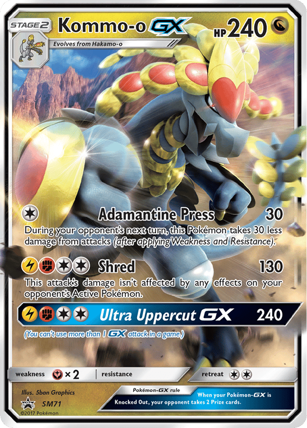 Kommo-o-GX – Promo – SM Black Star Promos