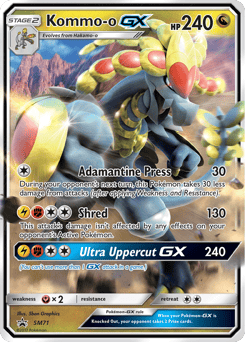 Kommo-o-GX – Promo – SM Black Star Promos