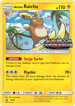 Alolan Raichu – Promo – SM Black Star Promos