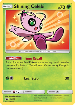 Shining Celebi – Promo – SM Black Star Promos