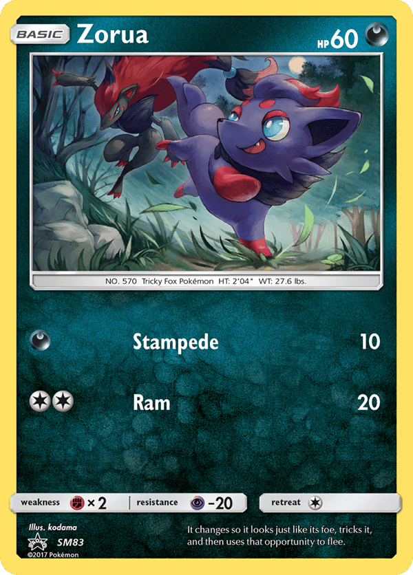 Zorua – Promo – SM Black Star Promos