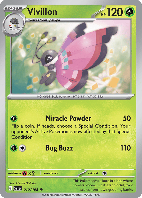Vivillon – Uncommon – Scarlet & Violet