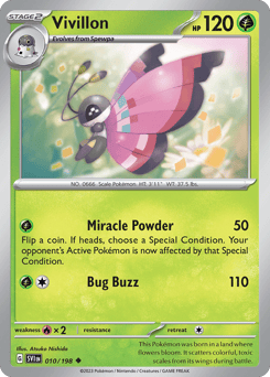 Vivillon – Uncommon – Scarlet & Violet