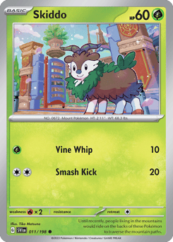 Skiddo – Common – Scarlet & Violet