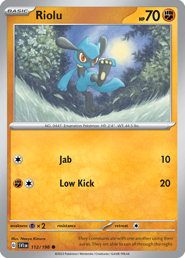 Riolu – Common – Scarlet & Violet