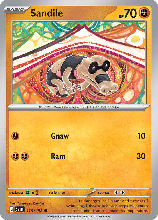 Sandile – Common – Scarlet & Violet