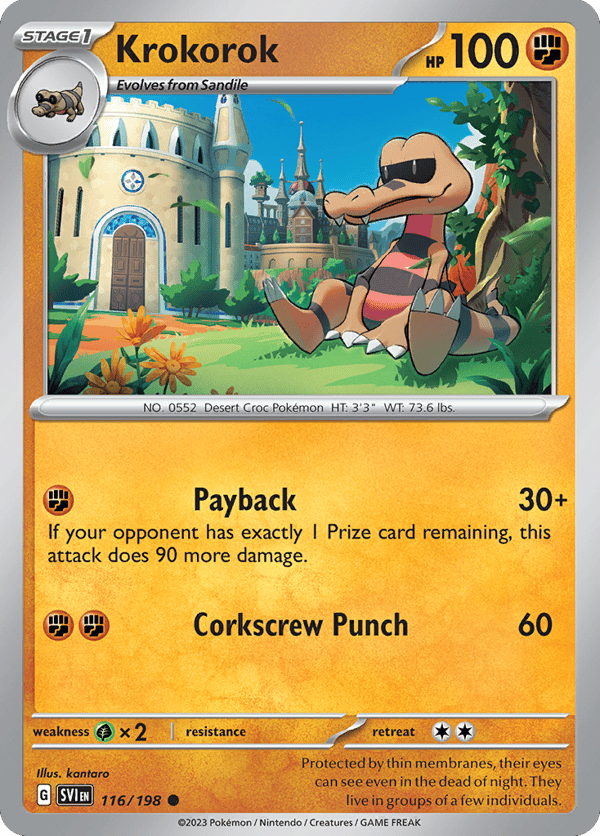 Krokorok – Common – Scarlet & Violet