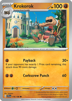 Krokorok – Common – Scarlet & Violet