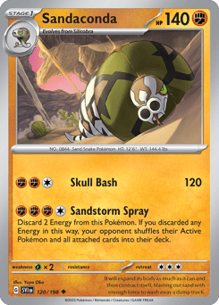 Sandaconda – Uncommon – Scarlet & Violet
