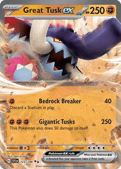 Great Tusk ex – Double Rare – Scarlet & Violet