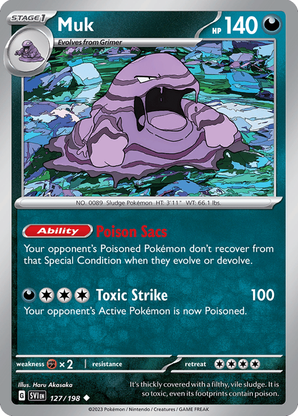 Muk – Uncommon – Scarlet & Violet
