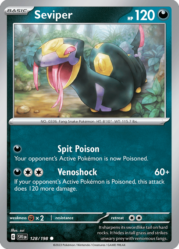 Seviper – Common – Scarlet & Violet