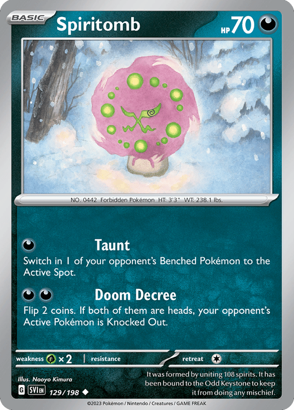 Spiritomb – Uncommon – Scarlet & Violet