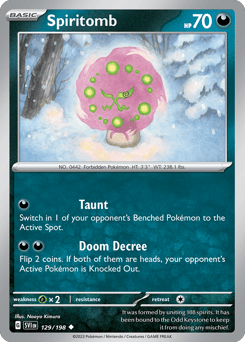 Spiritomb – Uncommon – Scarlet & Violet