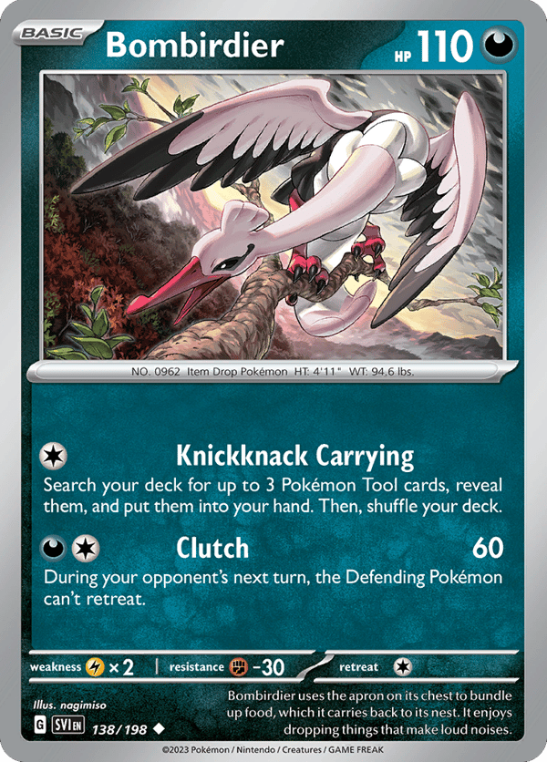 Bombirdier – Uncommon – Scarlet & Violet