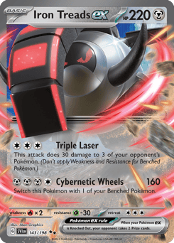 Iron Treads ex – Double Rare – Scarlet & Violet
