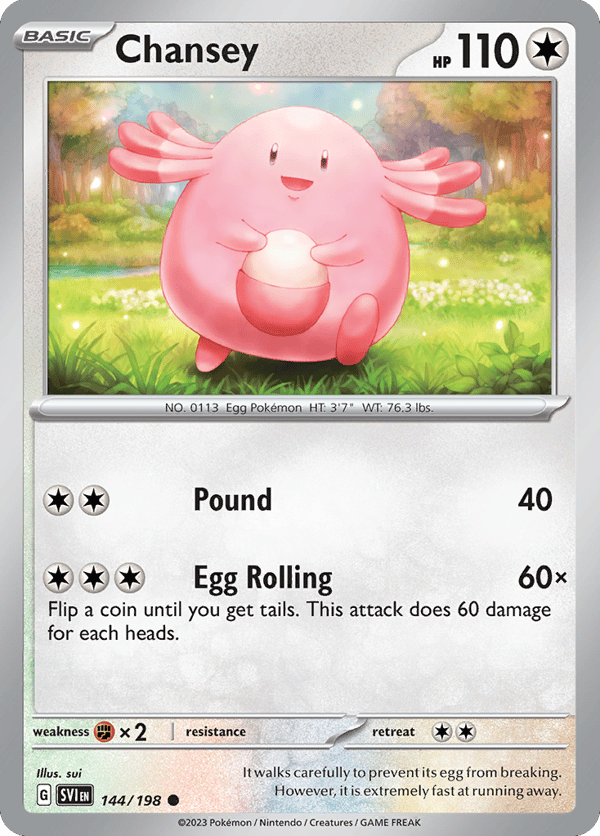 Chansey – Common – Scarlet & Violet