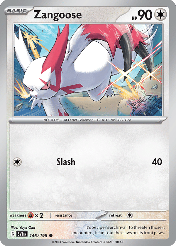 Zangoose – Common – Scarlet & Violet