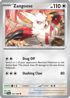 Zangoose – Uncommon – Scarlet & Violet