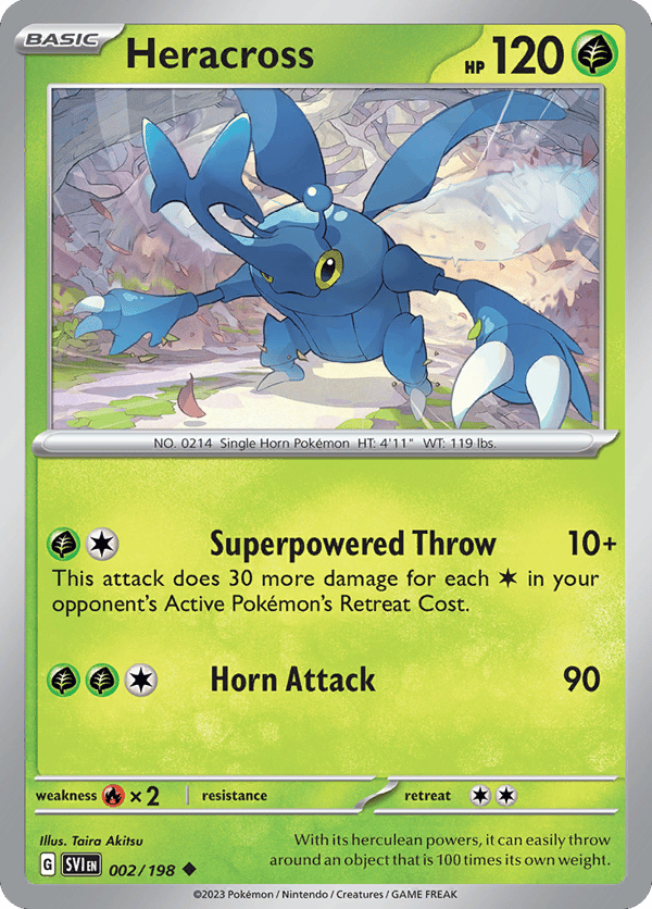 Heracross – Uncommon – Scarlet & Violet