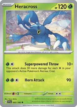 Heracross – Uncommon – Scarlet & Violet