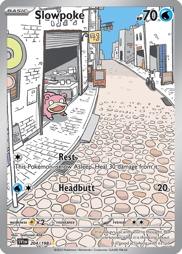 Slowpoke – Illustration Rare – Scarlet & Violet