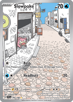 Slowpoke – Illustration Rare – Scarlet & Violet