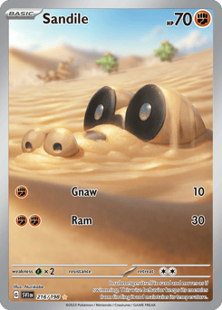 Sandile – Illustration Rare – Scarlet & Violet