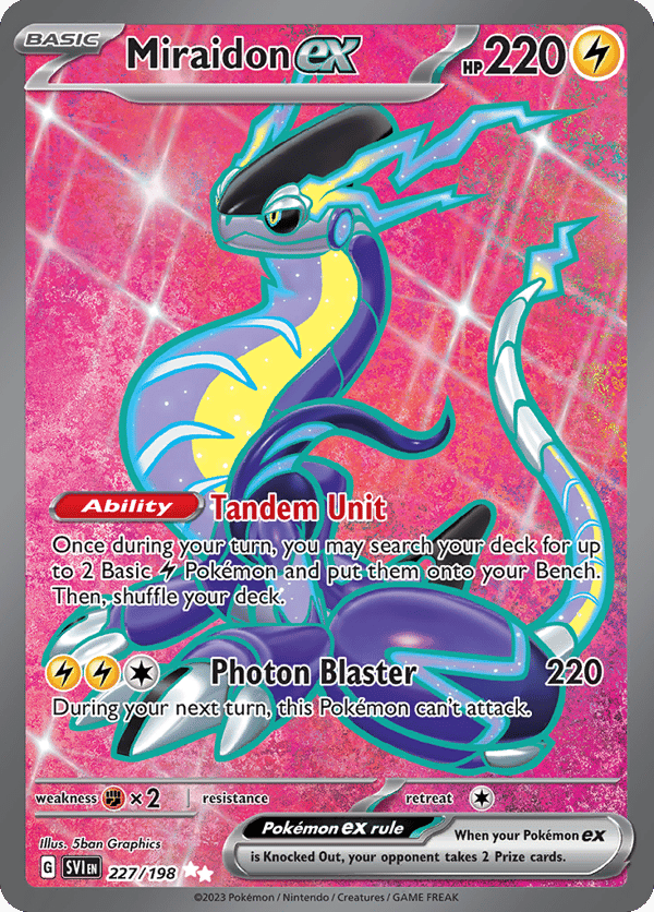 Miraidon ex – Scarlet & Violet