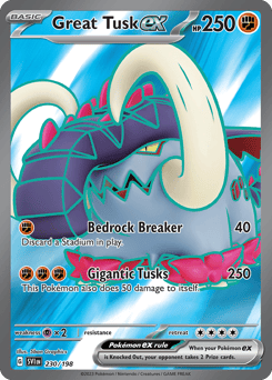 Great Tusk ex – Ultra Rare – Scarlet & Violet