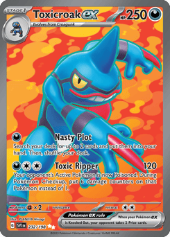Toxicroak ex – Ultra Rare – Scarlet & Violet