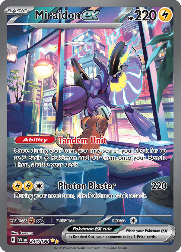 Miraidon ex – Scarlet & Violet
