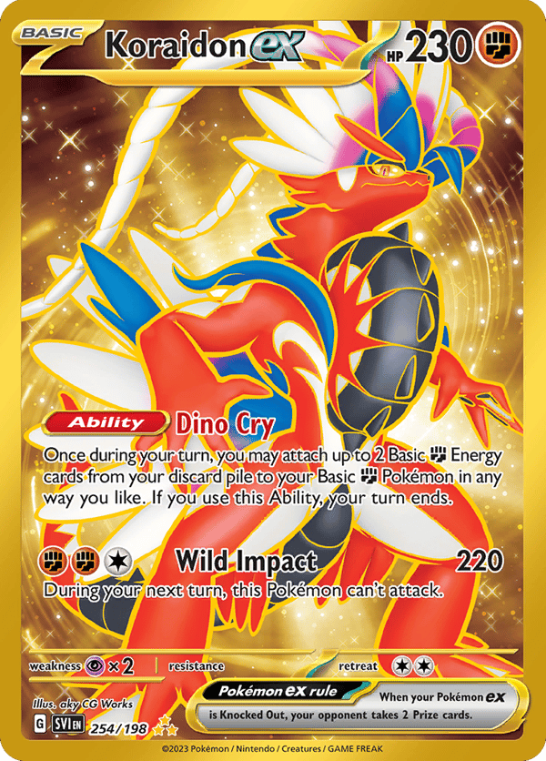 Koraidon ex – Hyper Rare – Scarlet & Violet