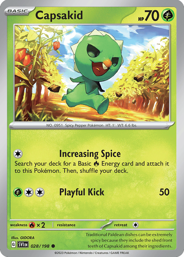 Capsakid – Common – Scarlet & Violet