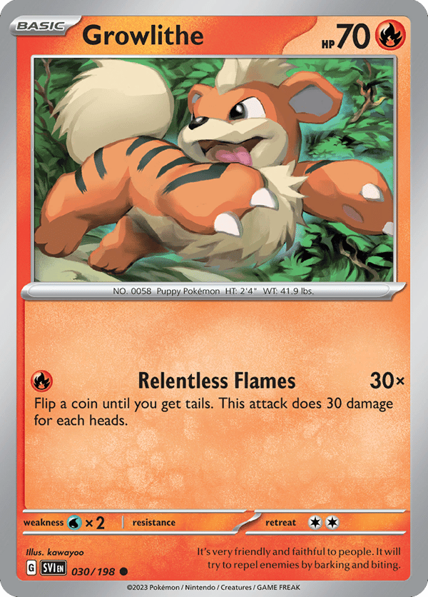 Growlithe – Common – Scarlet & Violet