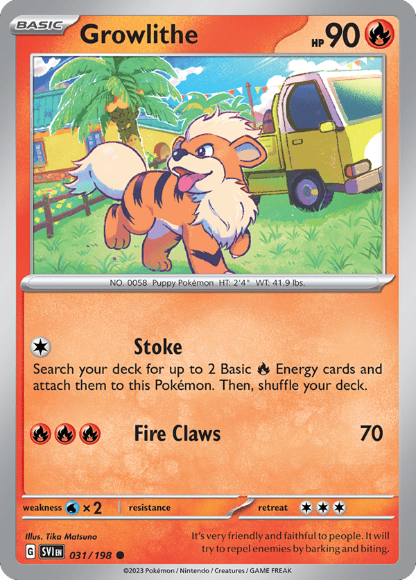 Growlithe – Common – Scarlet & Violet