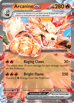 Arcanine ex – Double Rare – Scarlet & Violet