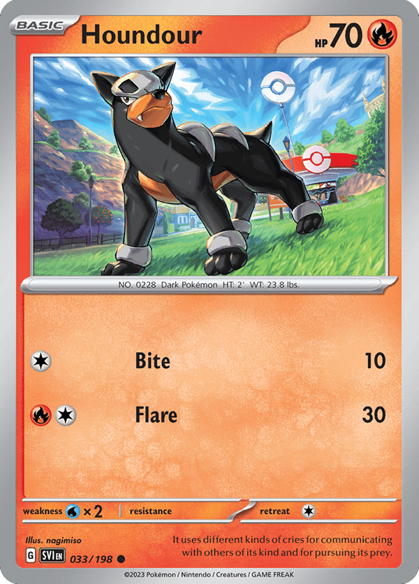 Houndour – Common – Scarlet & Violet