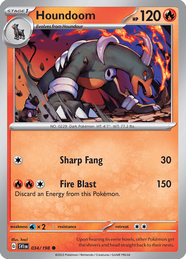 Houndoom – Common – Scarlet & Violet