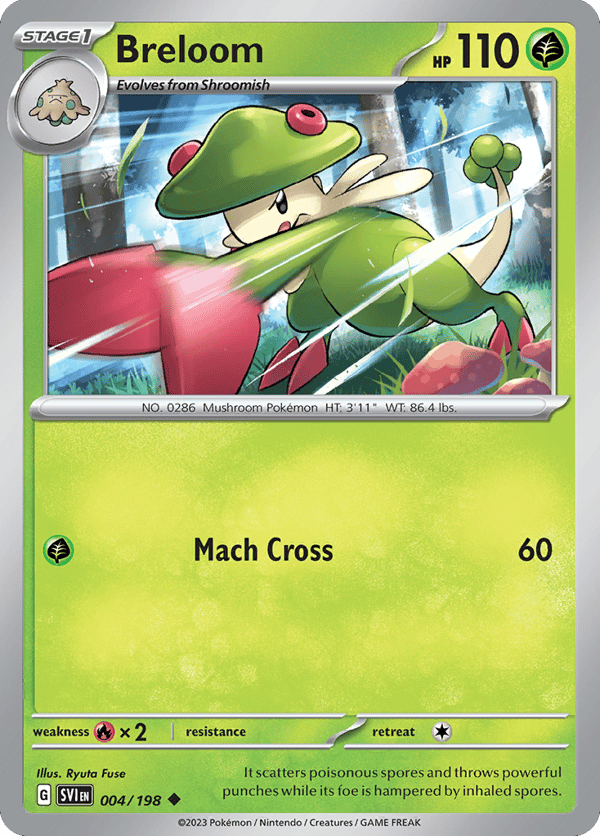 Breloom – Uncommon – Scarlet & Violet