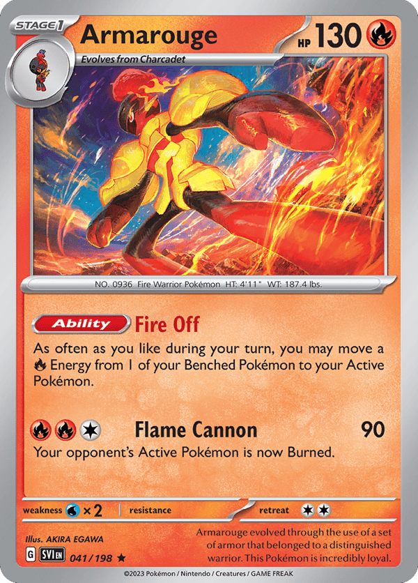 Armarouge – Rare – Scarlet & Violet