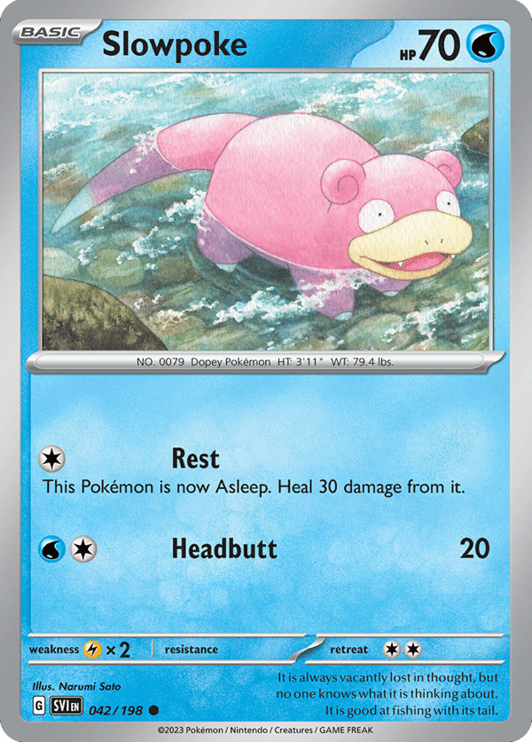 Slowpoke – Common – Scarlet & Violet
