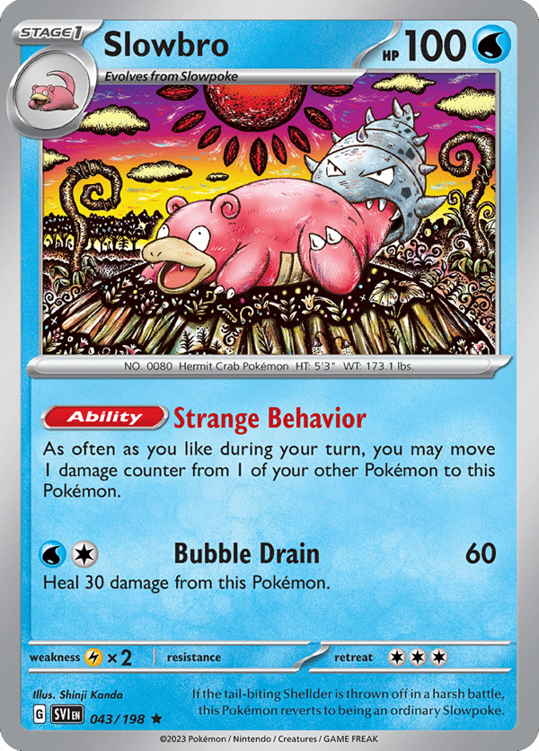 Slowbro – Rare – Scarlet & Violet