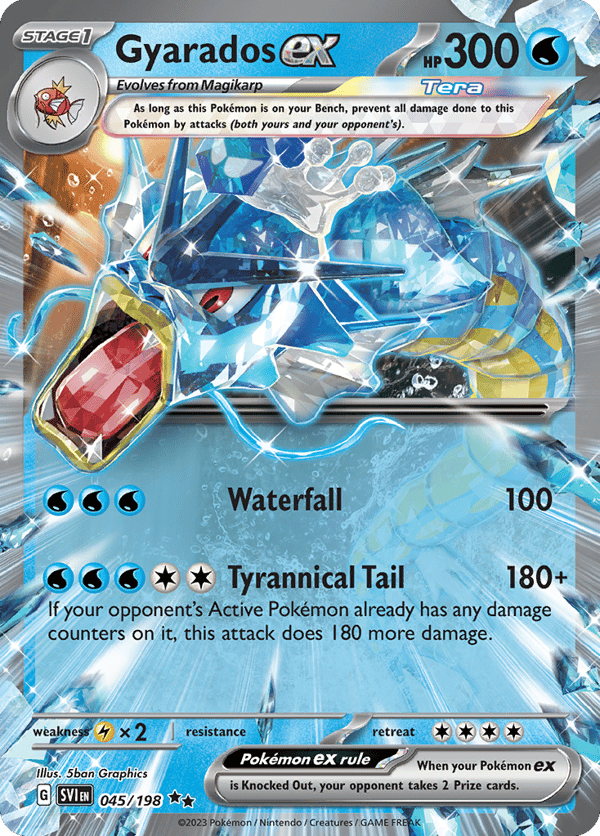 Gyarados ex – Double Rare – Scarlet & Violet