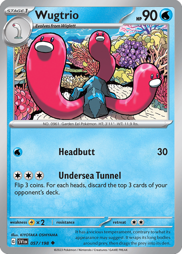 Wugtrio – Uncommon – Scarlet & Violet