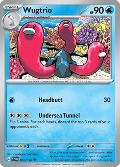 Wugtrio – Uncommon – Scarlet & Violet
